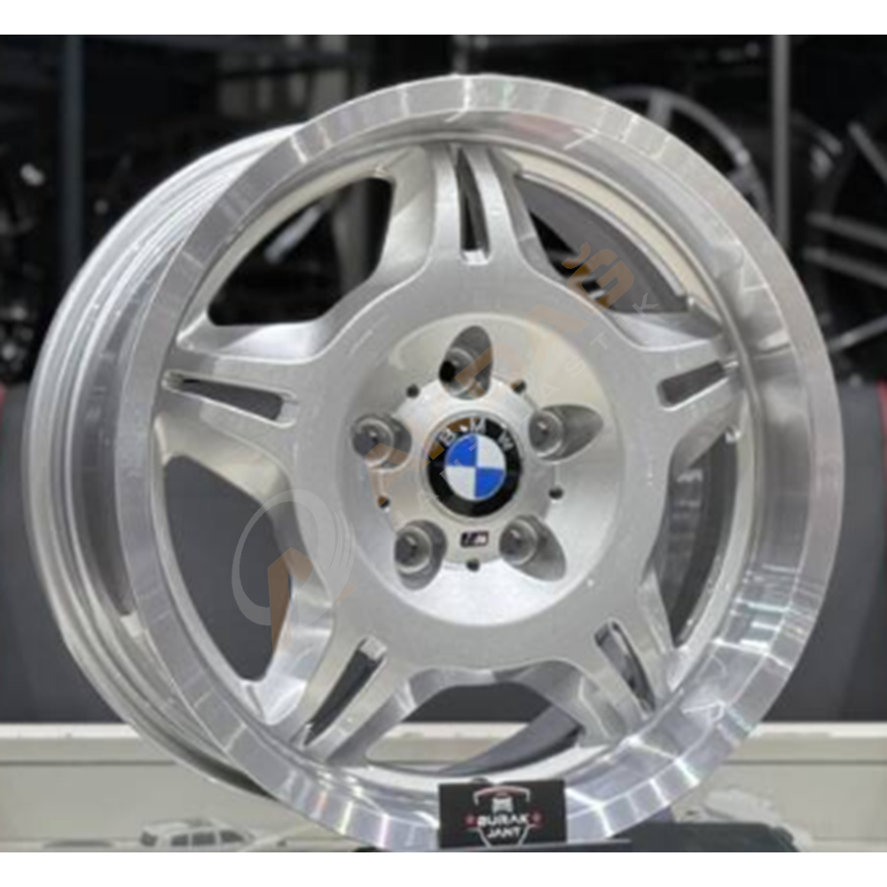 17X8,5 JANT BRK 17295 5X120 ET41 72,56 SİLVER LİP MACHİNED-ARKA