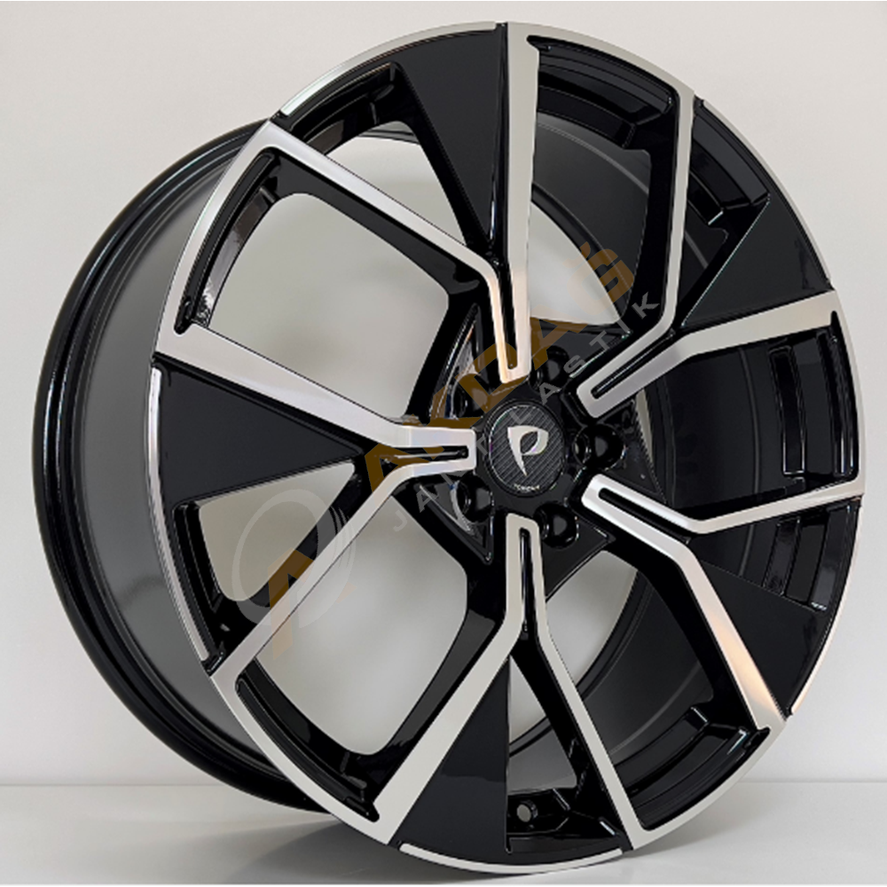 20X8,5 JANT BKY 1196 5X112 ET38-57,1 BLACK MACHINED