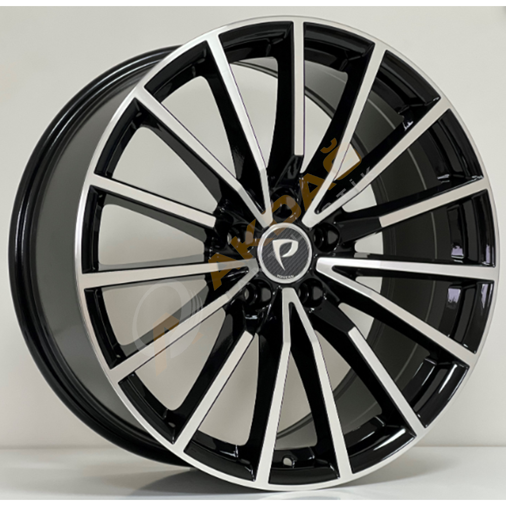 17X7,5 JANT BK 5246 5X112 ET42-66,45 BLACK MACHINED