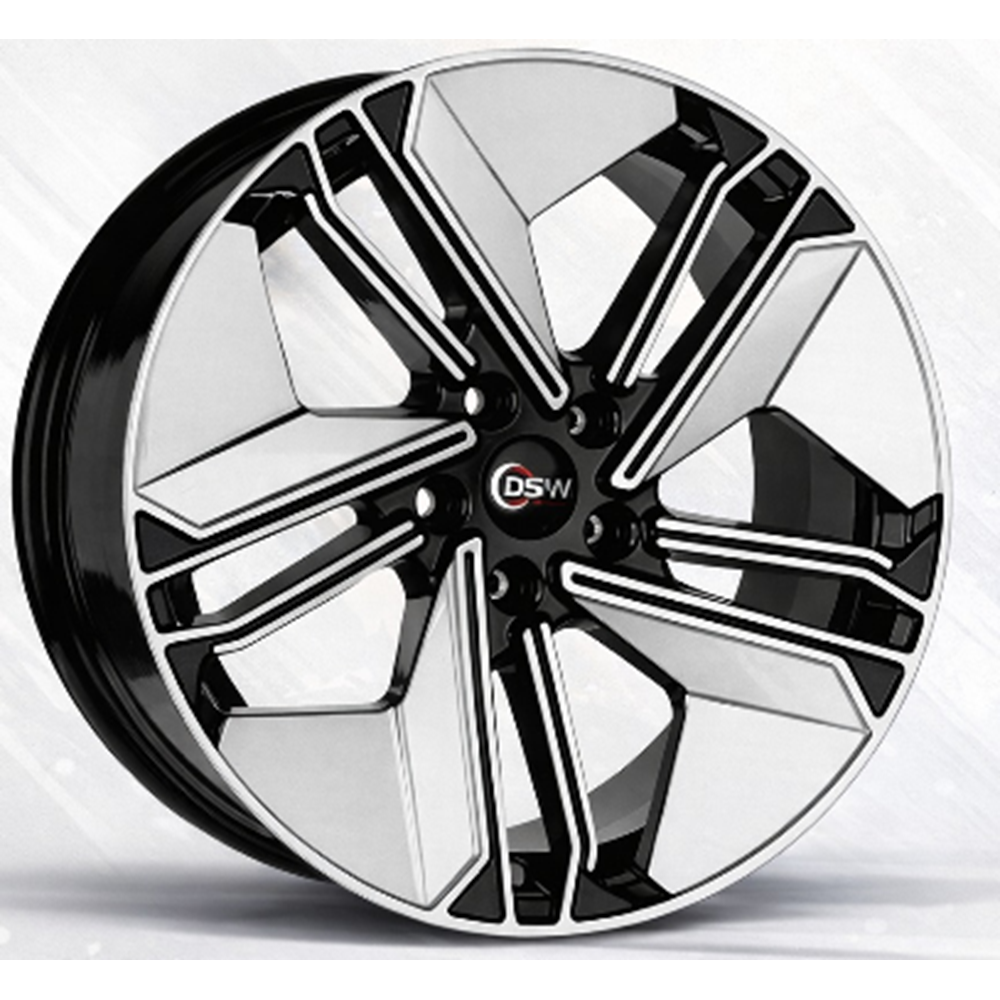 18X8,0 JANT TRUVA 1207 5X108 ET40 73,1 BLACK SİLVER DİAMOND