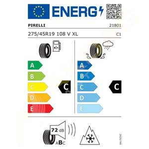 275/45/19 108V XL SCORPİON WİNTER KIŞ PİRELLİ