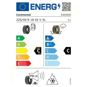 225/40/18 92V XL TS 860S SSR*(RFT) KIŞ CONTİNENTAL