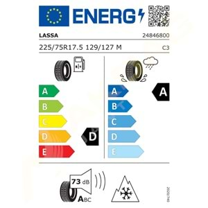 225/75/17,5 129/127M 110D M+S* (KAR ARMALI-ÇEKER) MAXİWAYS LASSA