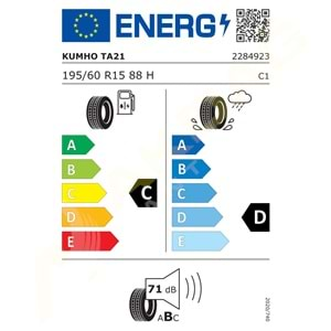 195/60/15 88H TA21 M+S* (KAR ARMALI) KUMHO