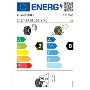 245/45/18 100Y XL MO PS91 KUMHO