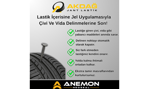 İzmir’de Lastik İçine Jel Uygulamasıyla, Çivi ve Vida Delinmelerine Son!