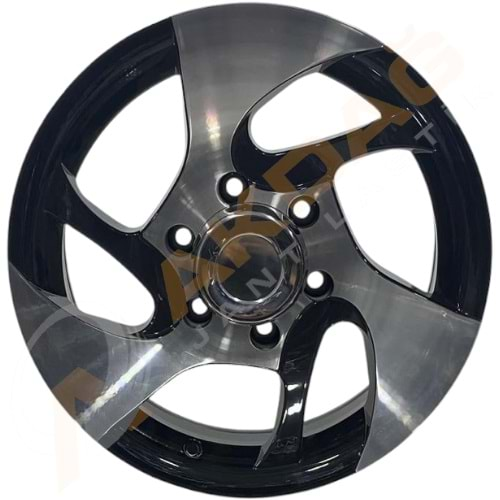 16X7,0 JANT DJ 374 6X139,7 ET15 110 BLACK MACHİNED