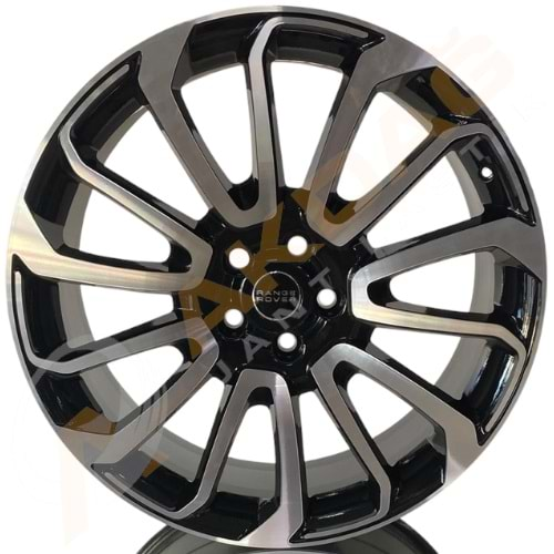 22X9.5 JANT TRUVA 959 5X120 ET45 BLACK POLİSH