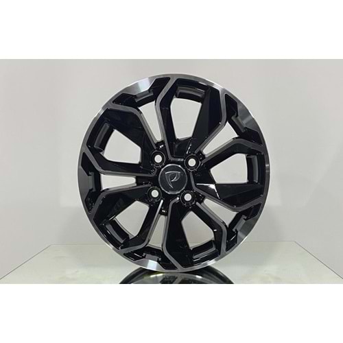 16X6.5 JANT BK 5296 4X100 ET35 60,1 BLACK MACHİNED