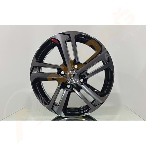 16X6,5 JANT BK 5447 4X108 ET20-65,1 BLACK DIAMOND