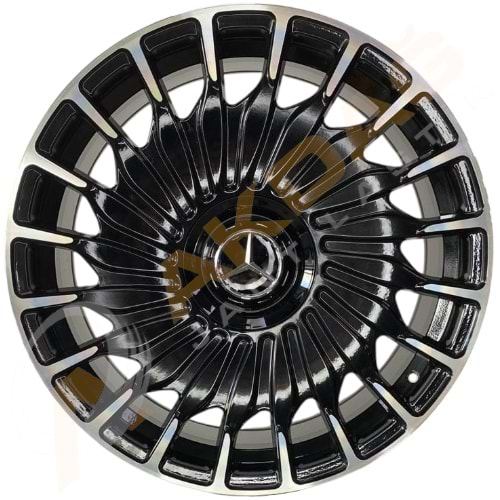 19X8,5 JANT SRW 0042 5X112 ET35 66,6 BLACK MERCEDES