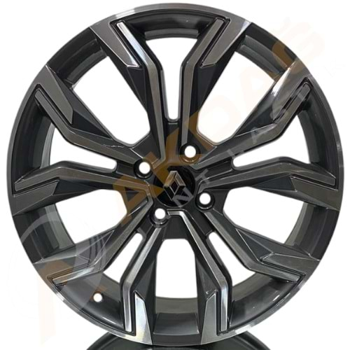 17X7,5 JANT DY 667 4X100 ET40 60,1 GUN METAL