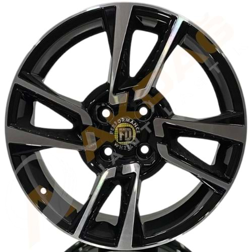 16X7,0 JANT FD 16077 4X100 ET35 67,1 BLACK DİAMOND