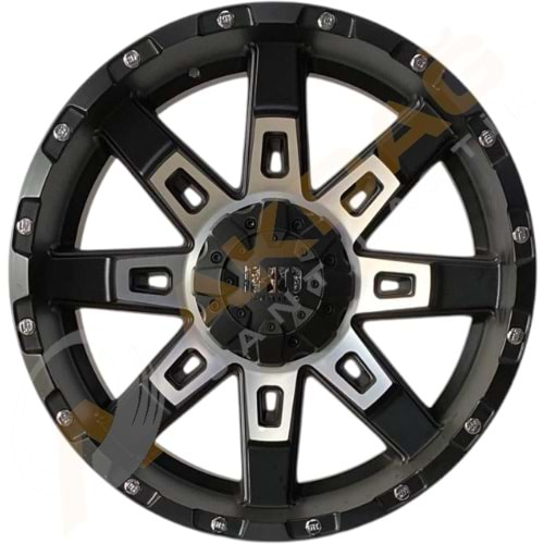 20X9,0 JANT BK 5261 6X139,7 ET0 110 MATT BLACK DİAMOND