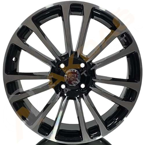 17X7,5 JANT DY 957 4X100 ET39 58,1 BLACK DİAMOND