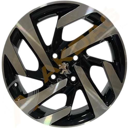 16X6,5 JANT STW 619 4X100 ET35 67,1 BLACK DİAMOND