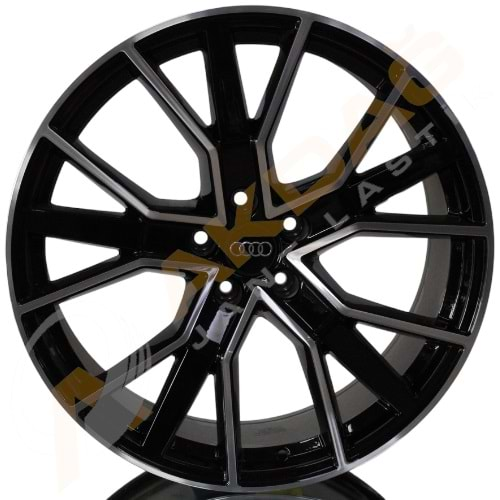 22X9.5 JANT BK 5131 5X112 ET28 66.6 BLACK MACHİNED