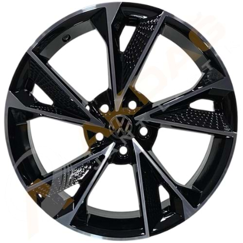 17X7,5 JANT DY 807 5X98 ET35 58,1 BLACK DİAMOND