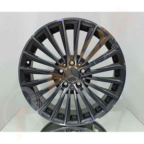 17X7,5 JANT BK 5909 5X112 ET45 66,6 GUN METAL DİAMOND