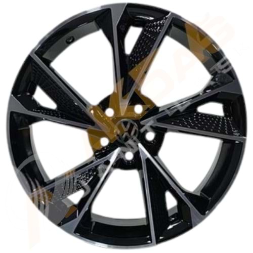 17X7,5 JANT DY 807 5X112 ET35-73,1 BLACK MACHINED
