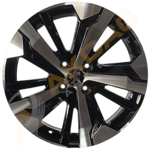 17X7,0 JANT BK 5837 4X108 ET25 65,1 BLACK MACHİNED