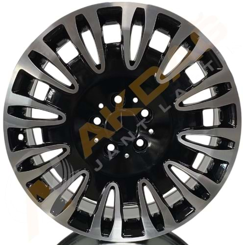 18X9,0 JANT F 7727 5X112 ET45 66,6 BLACK DİAMOND