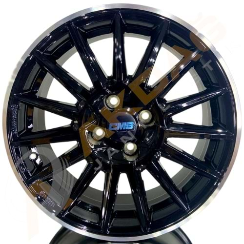 16X6,5 JANT CMS 1263 4X108 ET20 65,1 BLACK