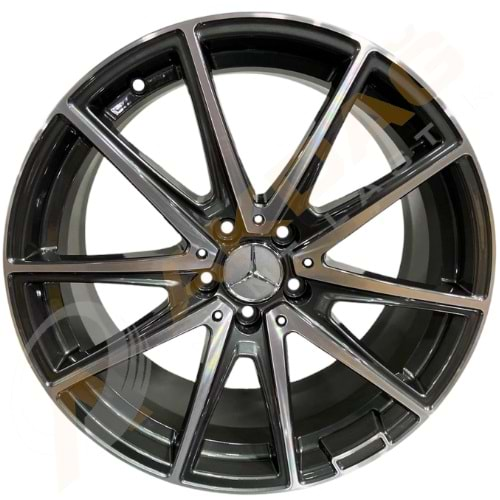 19X8,5 JANT EMR A 330 5X112 ET45 66,6 GUN METAL DİAMOND (ÖN)