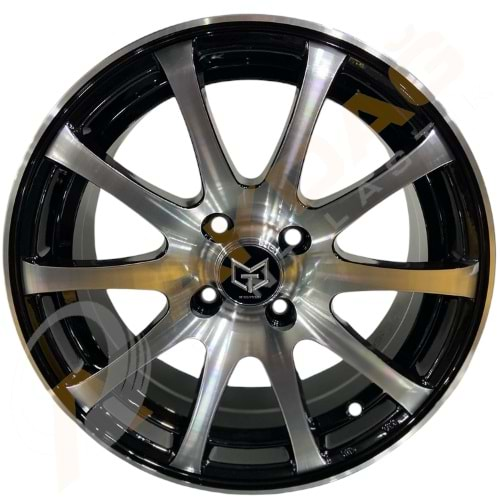 15X6,5 JANT TORK 3176 4X100 ET35 73,1 BLACK MACHİNED