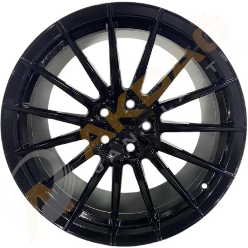 19X9,5 JANT ARC S1012 5X112 ET42 73,1 BLACK GLOSSY LİSBON