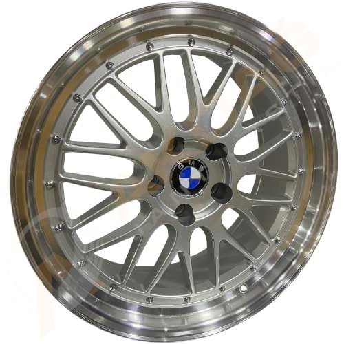 19X8,5 JANT BK 848 5X120 ET35 72,56 SİLVER LİP MACHİNED BBS LM