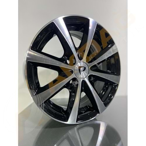 13X5 JANT BK 5828 4X100 ET30 73.1 BLACK MACHINED