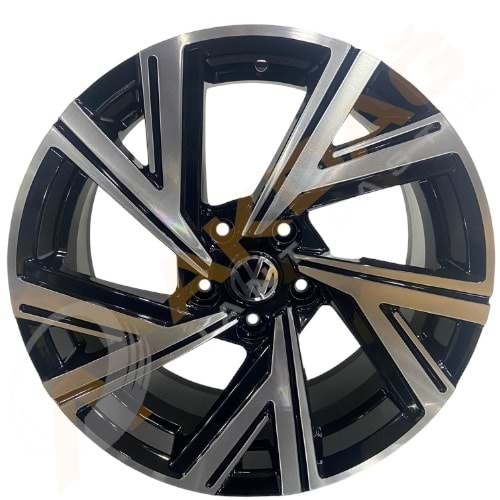 17X7.5 JANT BK 5805 5X112 ET45-57,1 BLACK MACHINED