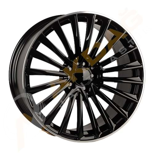 20X8,5 JANT BKY 5909B 5X112 ET40-66,56 BLACK LİP