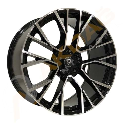 21X9,5 JANT BK 5769 5X120 ET40 74,1 BLACK MACHİNED