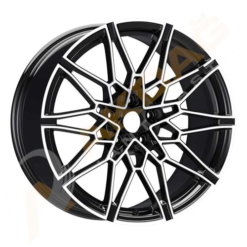 19X8,5 JANT EMR A338 5X112 ET30 66,6 BLACK DİAMOND