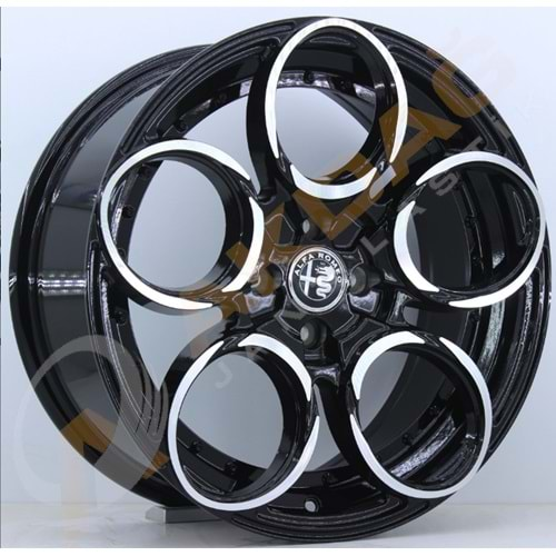 17X7.5 JANT R1W 5010 5X100 ET35 67.1 BLACK