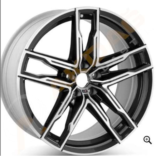 19X8.5 JANT R1W HP 3076 5X112 ET30-66,5 BLACK MACHINED