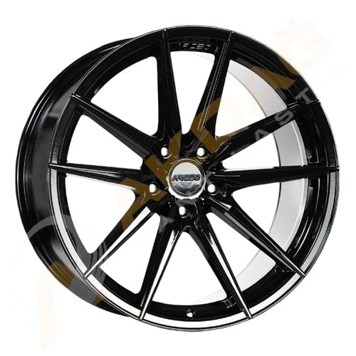 18x8 JANT ARC 18190 5X112 ET33 73,1 GLOSS BLACK MONACO