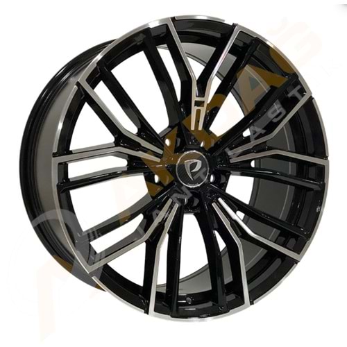 19X9 JANT BK 5964 5X112 ET40 66,6 BLACK MACHİNED