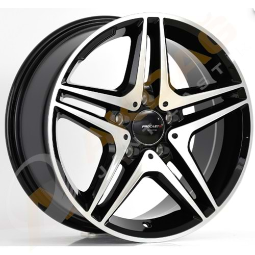 16X7.5 JANT PRO 65011 5X112 ET37 66,56 BLACK MAC