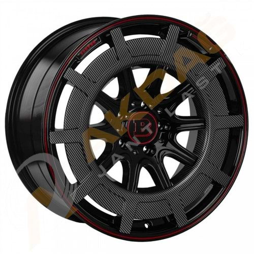 19X8,5 JANT RC 3490 5X112 ET38 66,6 BLACK RED