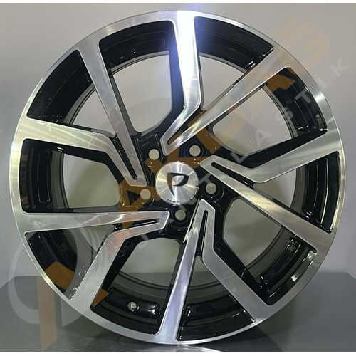 16X6,5 JANT BK 5125 5X100 ET35 57,1 BLACK MACHINED