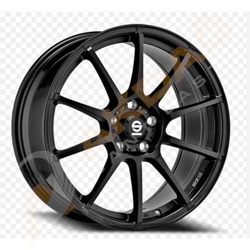 18X8,0 JANT SONİC 1042 5X112 ET45 73,1 MATT BLACK SPARCO