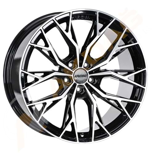 17X7,5 JANT ARC G692 5X115 ET35-70,2 BLACK DİAMOND ROMA