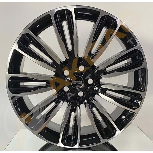 22X9,5 JANT TRUVA 159 5X108 ET45-63,4 BLACK DIAMOND
