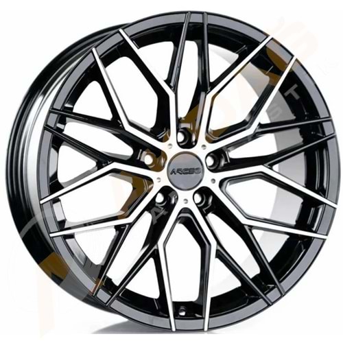 18X8 JANT ARC G6948 5X112 ET35 66,6 BLACK DİAMOND VALENCİA