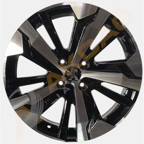 16X7,0 JANT BK 5837 5X108 ET35 65,1 BLACK MACHİNED