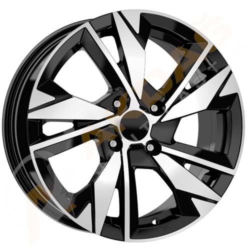 17X7,5 JANT DY 1677 4X108 ET25 65,1 BLACK DİAMOND