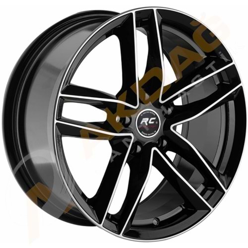 17X7,5 JANT RC 5068 5X115 ET35-70,2 BLACK DİAMOND